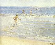 Peter Severin Kroyer, badende drenge, solskin